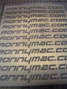 Ronny Mac Decals Ronny Mac Decals