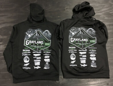 Screen printing we did got his event. Grayland Open Jet Ski Event Merch