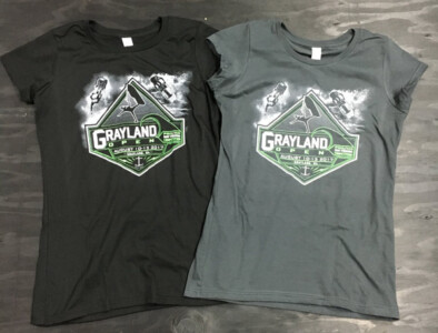 Event tee's for girls attending the event. Girls baby boll tees