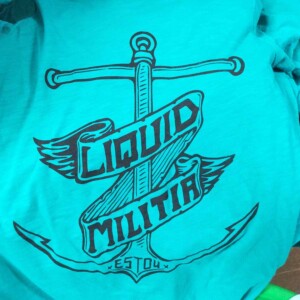 Single Ink Screen Print; 1 color black print. Single Ink Screen Print Anchor