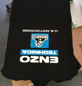 Enzo Racing pullover hoodie from chest logo. Enzo Racing pullover hoodie