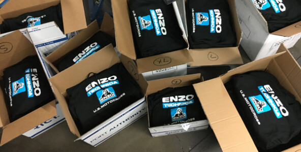 Huge run of Enzo Racing Hoodies. Enzo Racing Hoodies finished