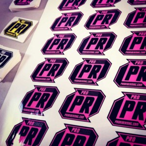 Pro Rider Slappy Screen Printed Stickers Pro Rider Slappy Screen Printed Stickers