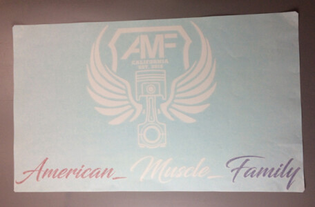 AMF window stickers AMF window stickers
