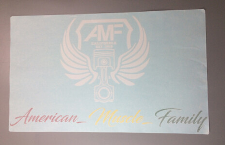 AMF big 4 color decals AMF big 4 color decals