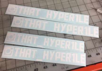 @yourself custom Instagram stickers. Instagram self promotion stickers