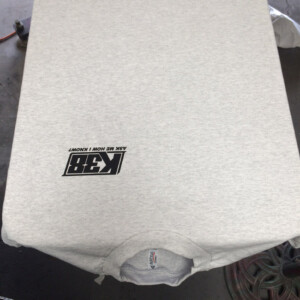 Left chest screen print single color. K38 Men's T-Shirts