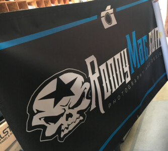 Outdoor event banner advertising. Ronny Mac Photography Banners