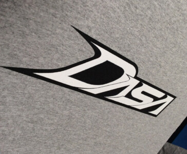 Dasa racking screen printed apparel. crisp dasa racing screen printed merch