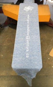 Betty Belts sleeve screen print. Betty Belts sleeve screen print.