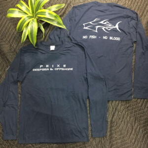 Soft long sleeve men's tees fishing brand. Peixe Men's long sleeve fishing tees