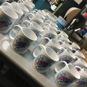Big batch of sublimated coffee mugs Big batch of sublimated coffee mugs