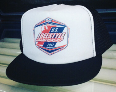 Sublimated these hats for this event. U.S. Freestyle 2017 Trucker Hats
