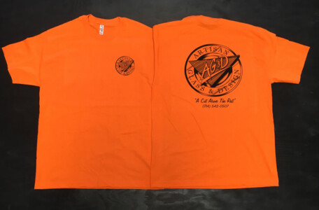 construction shirts in safety orange. Safety Orange Men's T-Shirts